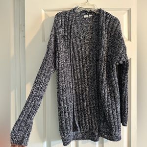 Gap Cozy Sweater grey & white